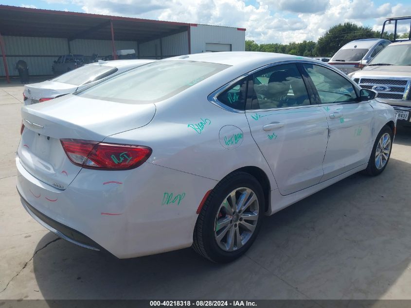 VIN 1C3CCCAB1GN131218 2016 Chrysler 200, Limited no.4