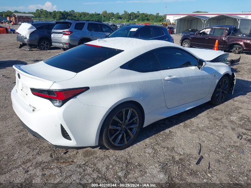 VIN JTHHZ5BC8K5020370 2019 Lexus RC, 350 F Sport no.4