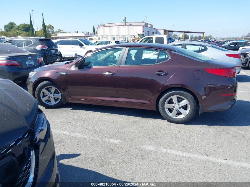 2015 KIA OPTIMA LX - 5XXGM4A79FG432387