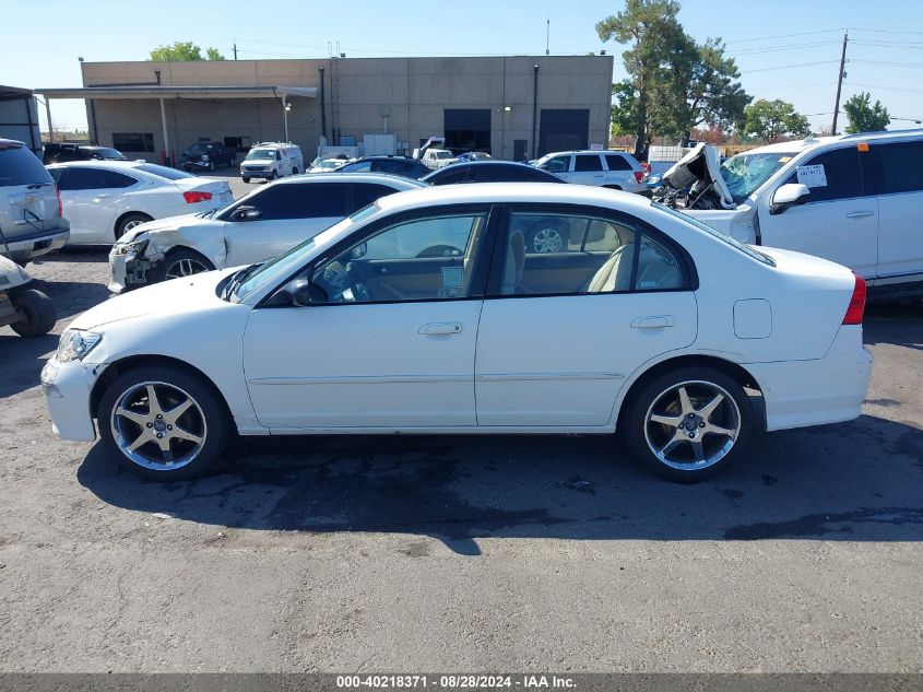 2004 Honda Civic Lx VIN: JHMES16564S001655 Lot: 40218371