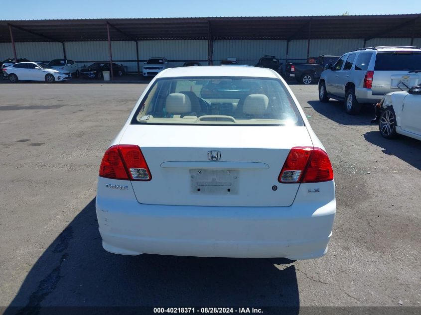 2004 Honda Civic Lx VIN: JHMES16564S001655 Lot: 40218371