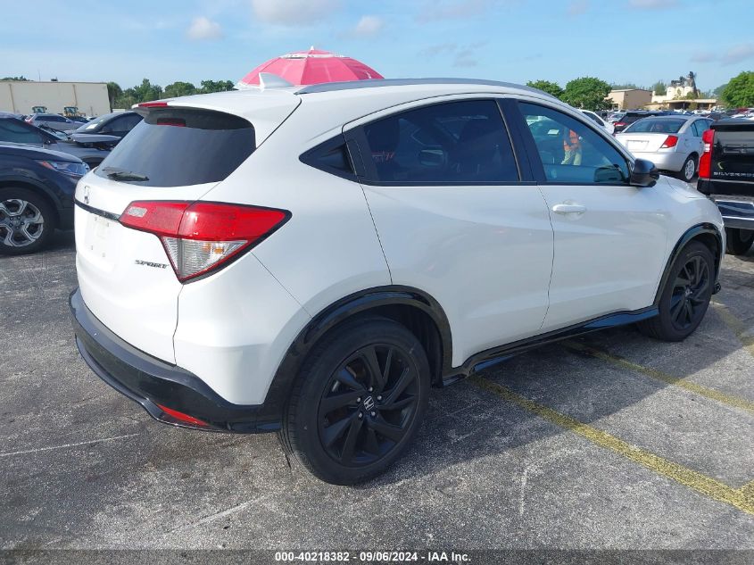 2021 Honda Hr-V 2Wd Sport VIN: 3CZRU5H18MM703400 Lot: 40218382