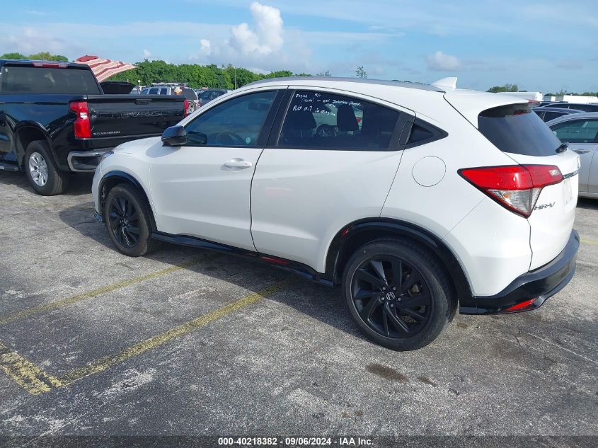 2021 Honda Hr-V 2Wd Sport VIN: 3CZRU5H18MM703400 Lot: 40218382