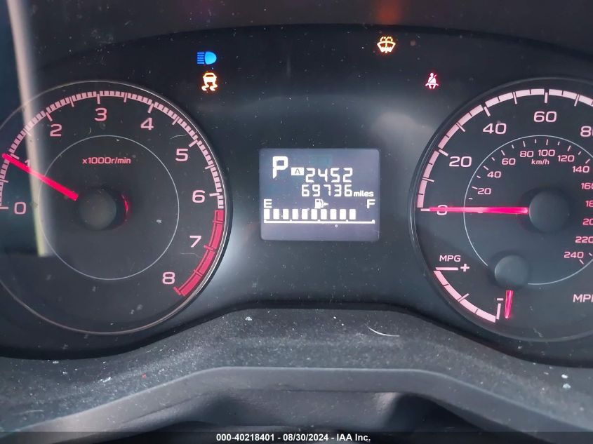 2019 SUBARU CROSSTREK 2.0I PREMIUM - JF2GTACC4KH350741