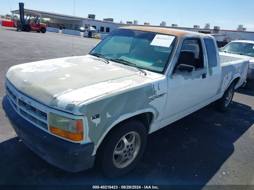 1996 Dodge Dakota VIN: 1B7GL23X6TS652589 Lot: 40218423