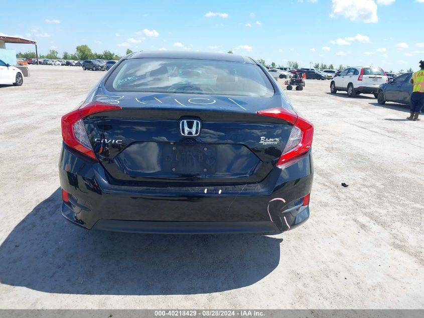 2016 Honda Civic Ex VIN: 19XFC2F8XGE079317 Lot: 40218429