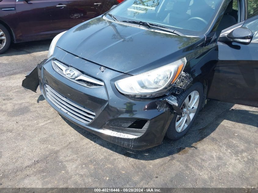 2013 Hyundai Accent Se VIN: KMHCU5AE9DU073743 Lot: 40218446