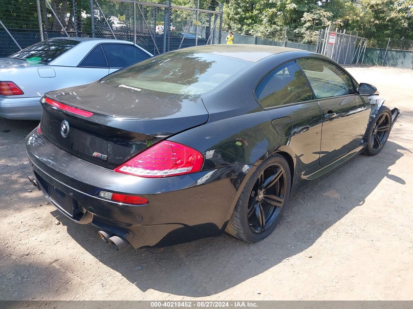 2008 BMW M6 VIN: WBSEH93588CY24406 Lot: 40218452
