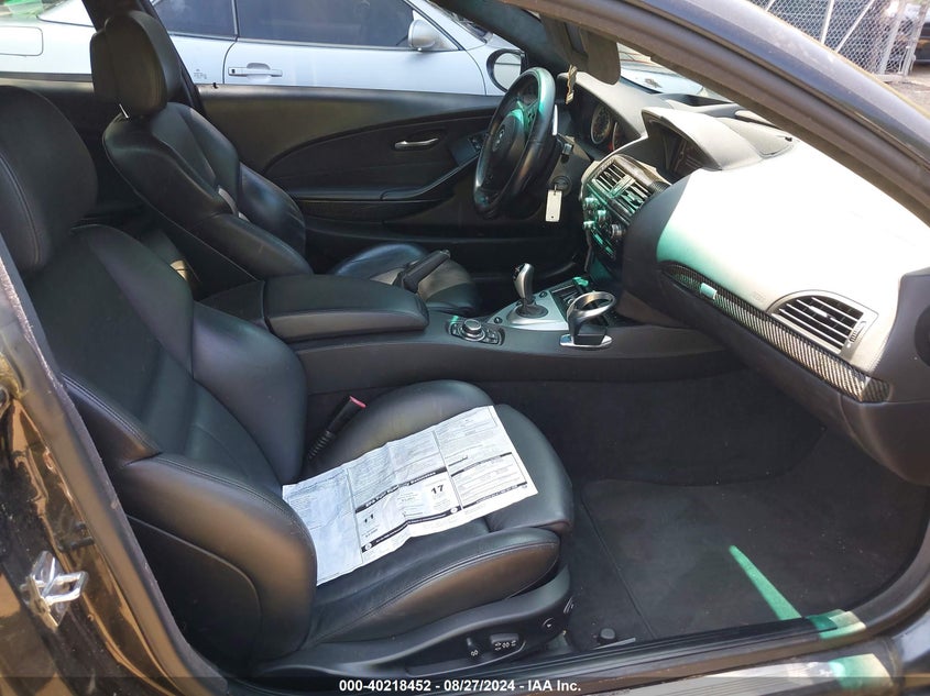 2008 BMW M6 VIN: WBSEH93588CY24406 Lot: 40218452