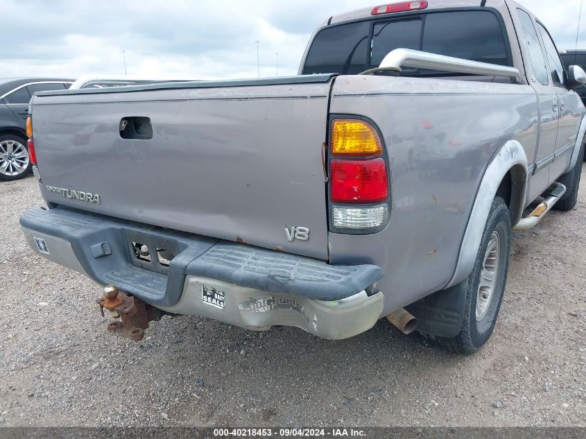 2000 Toyota Tundra Sr5 V8 VIN: 5TBRT3417YS016152 Lot: 40218453