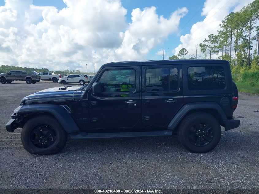 2020 Jeep Wrangler Unlimited Sport Altitude 4X4 VIN: 1C4HJXDGXLW210767 Lot: 40218480