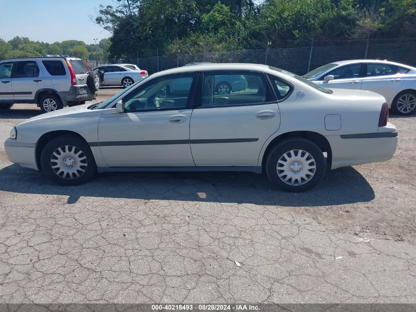 2003 Chevrolet Impala VIN: 2G1WF52E739363705 Lot: 40218493