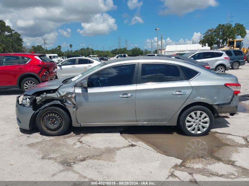 2013 Nissan Sentra Sv VIN: 3N1AB7AP3DL752421 Lot: 40218519