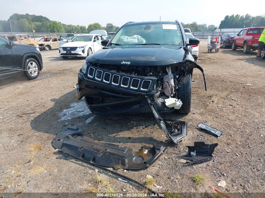 2018 Jeep Compass Latitude Fwd VIN: 3C4NJCBB3JT286207 Lot: 40218526