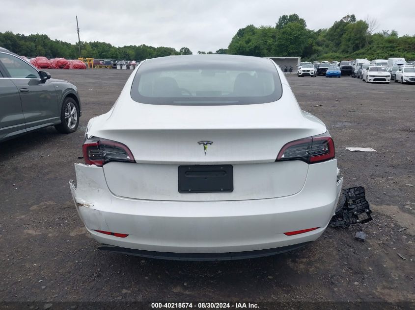 2023 Tesla Model 3 Rear-Wheel Drive VIN: 5YJ3E1EA9PF555689 Lot: 40218574