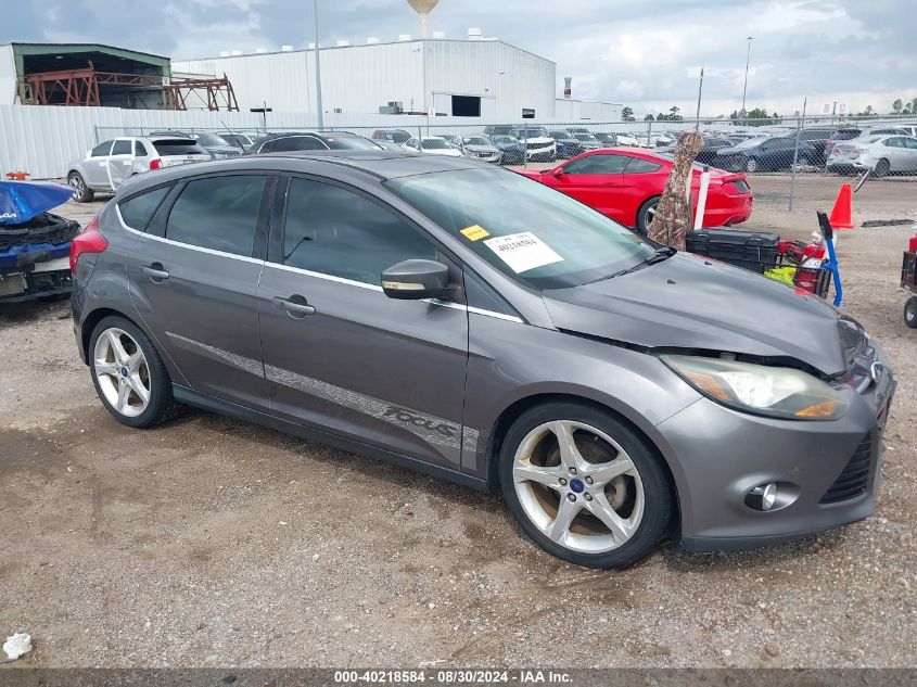 2013 Ford Focus Titanium VIN: 1FADP3N29DL313048 Lot: 40218584