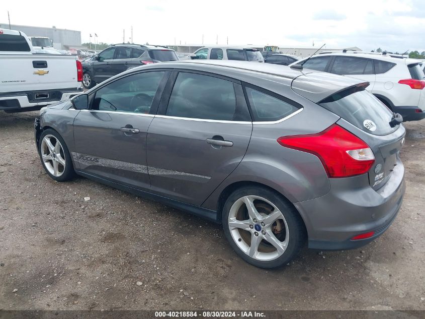 2013 Ford Focus Titanium VIN: 1FADP3N29DL313048 Lot: 40218584