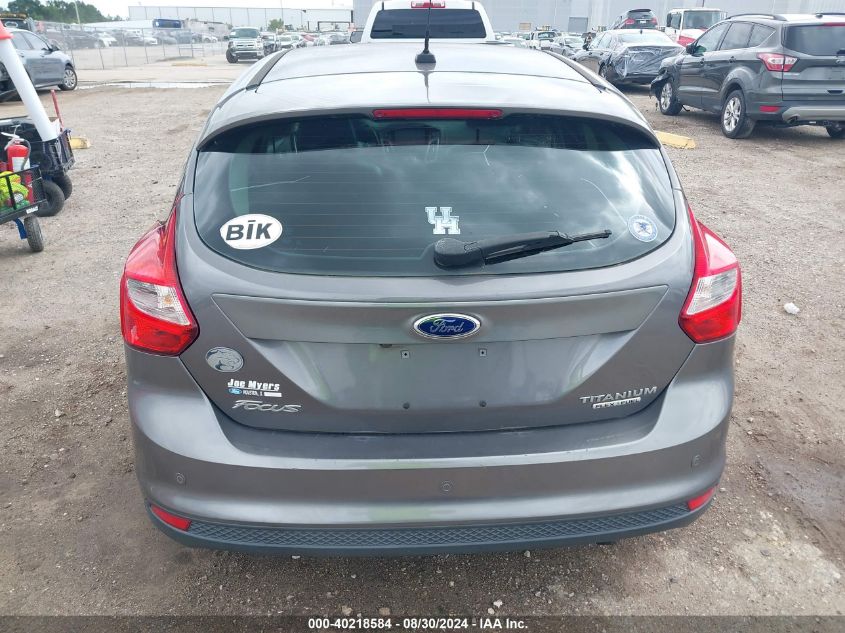 2013 Ford Focus Titanium VIN: 1FADP3N29DL313048 Lot: 40218584