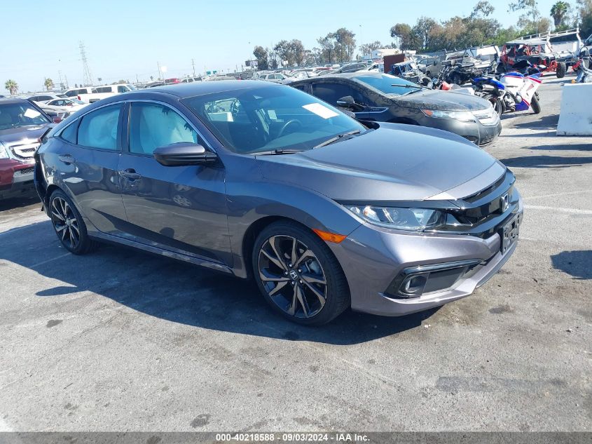 2019 Honda Civic Sport VIN: 2HGFC2F81KH604070 Lot: 40218588