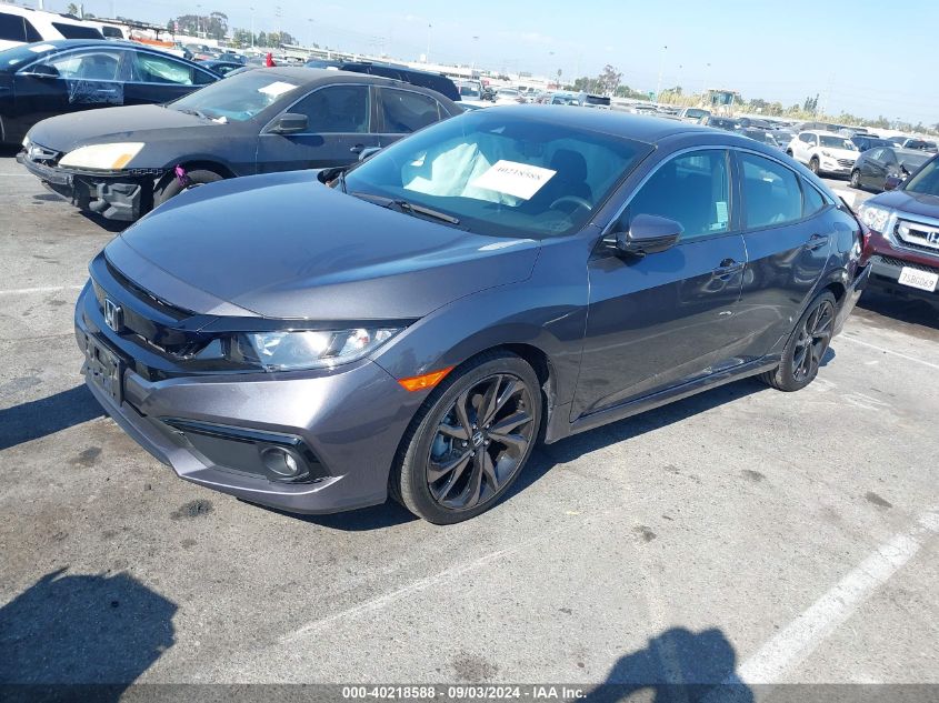 2019 Honda Civic Sport VIN: 2HGFC2F81KH604070 Lot: 40218588