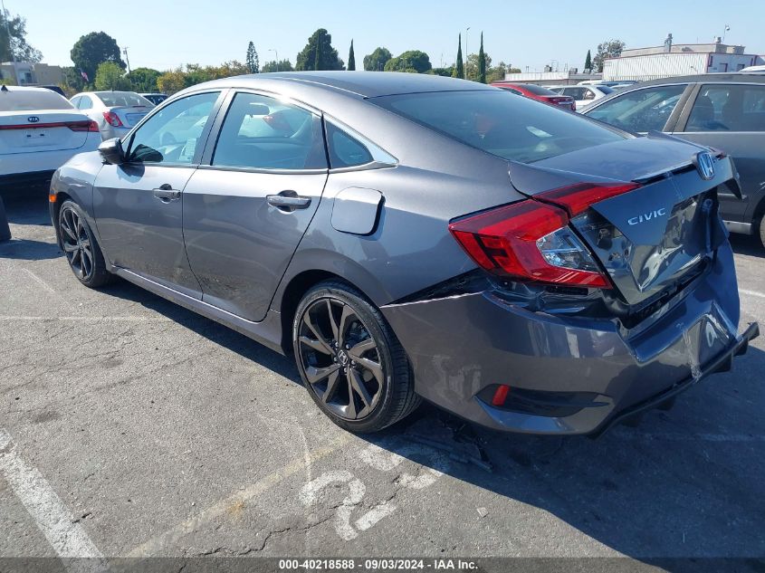 2019 Honda Civic Sport VIN: 2HGFC2F81KH604070 Lot: 40218588