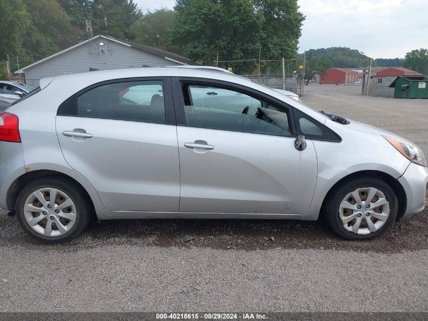 2012 Kia Rio5 Lx VIN: KNADM5A33C6090335 Lot: 40218615