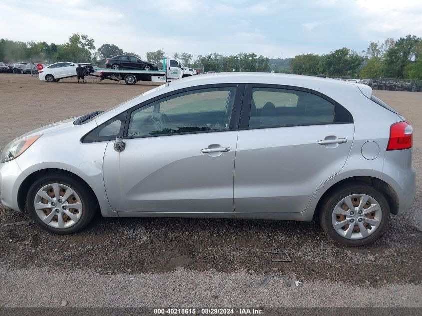 2012 Kia Rio5 Lx VIN: KNADM5A33C6090335 Lot: 40218615