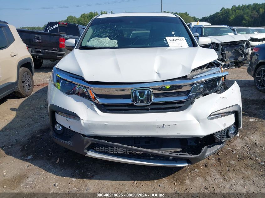 2021 Honda Pilot Awd Ex-L VIN: 5FNYF6H50MB006635 Lot: 40218625