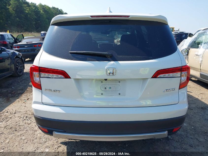 2021 Honda Pilot Awd Ex-L VIN: 5FNYF6H50MB006635 Lot: 40218625