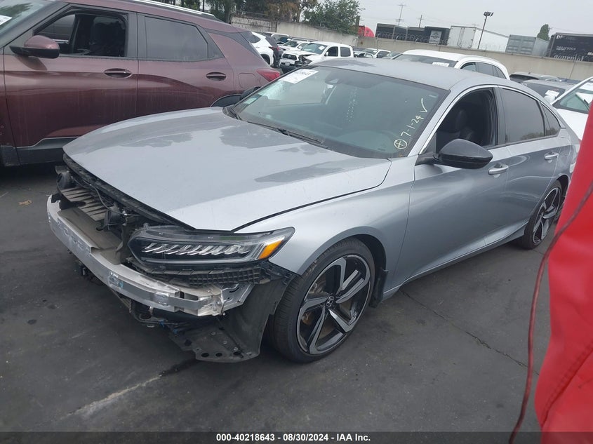 VIN 1HGCV1F36MA109960 2021 HONDA ACCORD SPORT