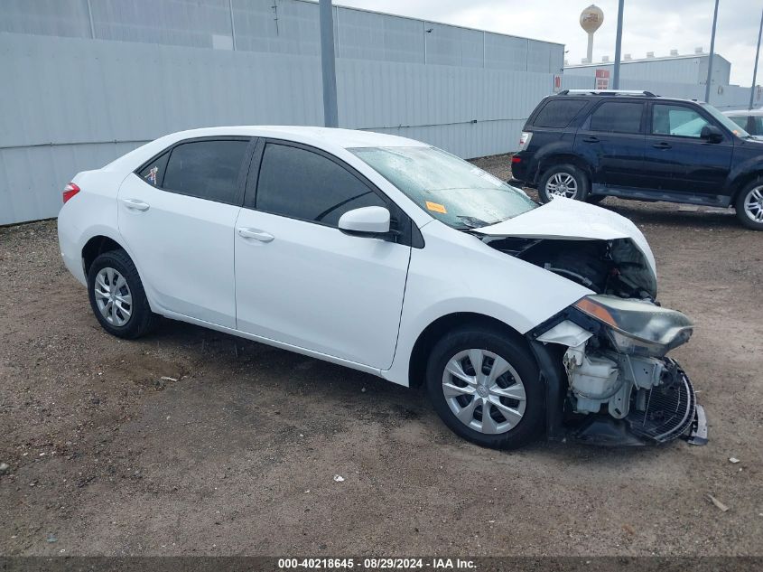 2016 Toyota Corolla L VIN: 5YFBURHE8GP485375 Lot: 40218645