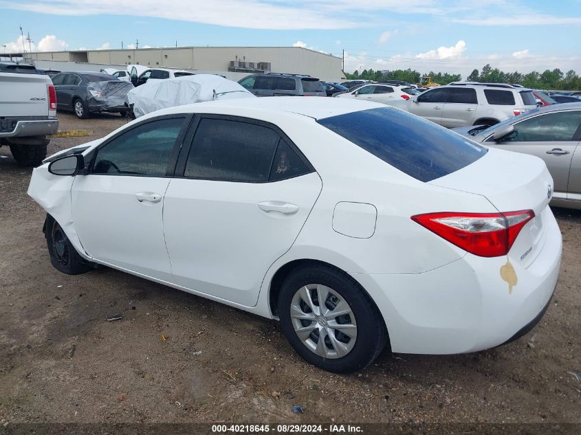 2016 Toyota Corolla L VIN: 5YFBURHE8GP485375 Lot: 40218645