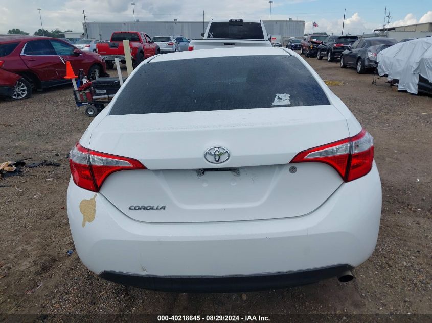 2016 Toyota Corolla L VIN: 5YFBURHE8GP485375 Lot: 40218645