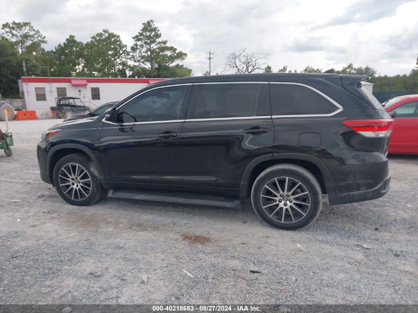 2018 Toyota Highlander Se VIN: 5TDKZRFH8JS528948 Lot: 40218683