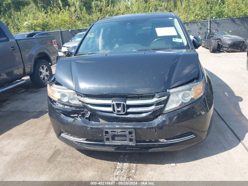 2015 Honda Odyssey Ex-L VIN: 5FNRL5H62FB074566 Lot: 40218687