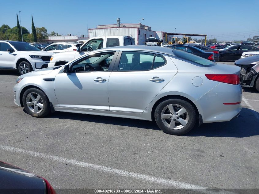 2015 Kia Optima Lx VIN: 5XXGM4A7XFG406154 Lot: 40218733