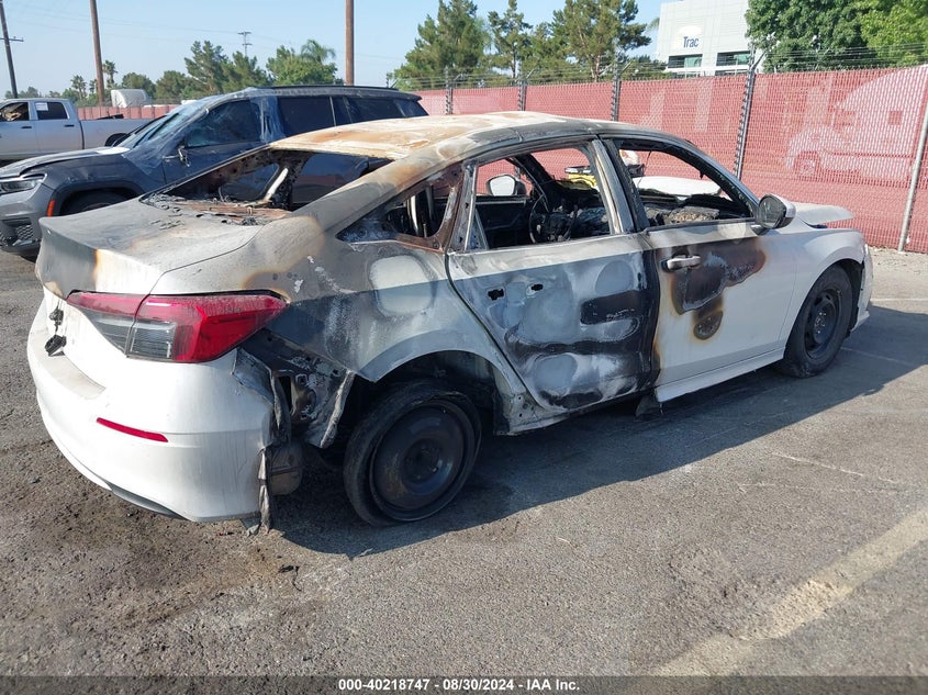 2022 HONDA CIVIC EX - JHMFE1F72NX000763