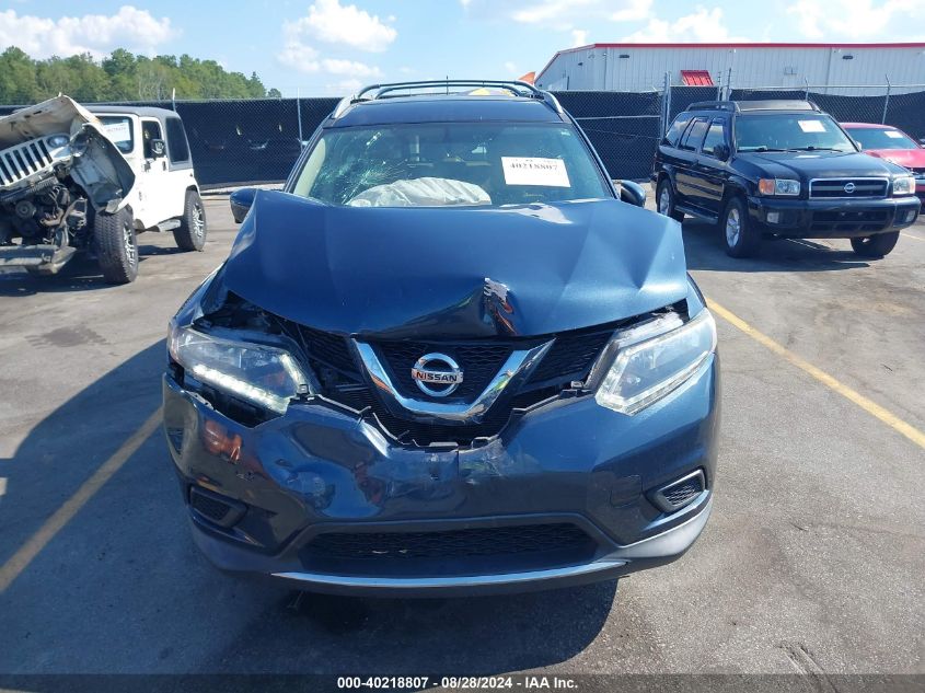 2016 Nissan Rogue Sv VIN: KNMAT2MTXGP642559 Lot: 40218807