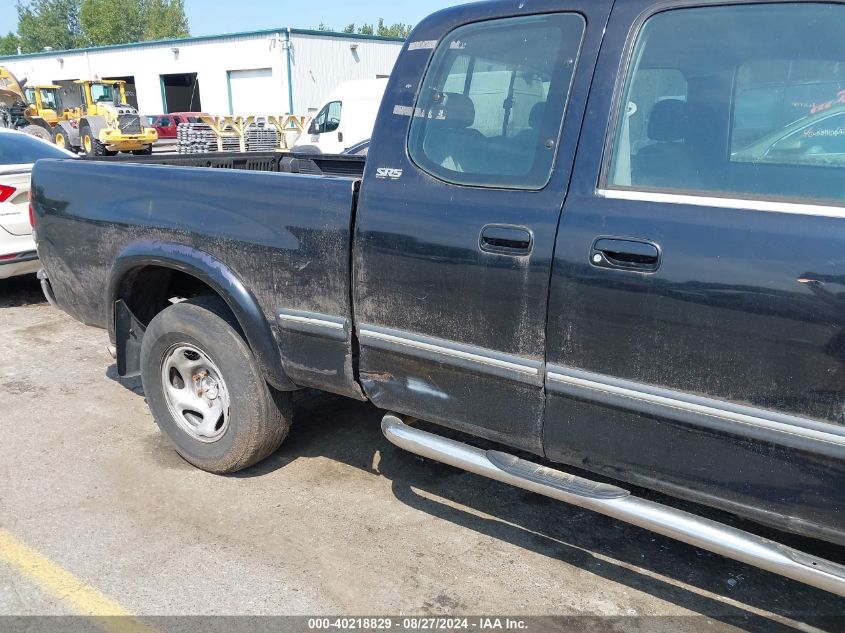 2000 Toyota Tundra Sr5 V8 VIN: 5TBRT3413YS106298 Lot: 40218829