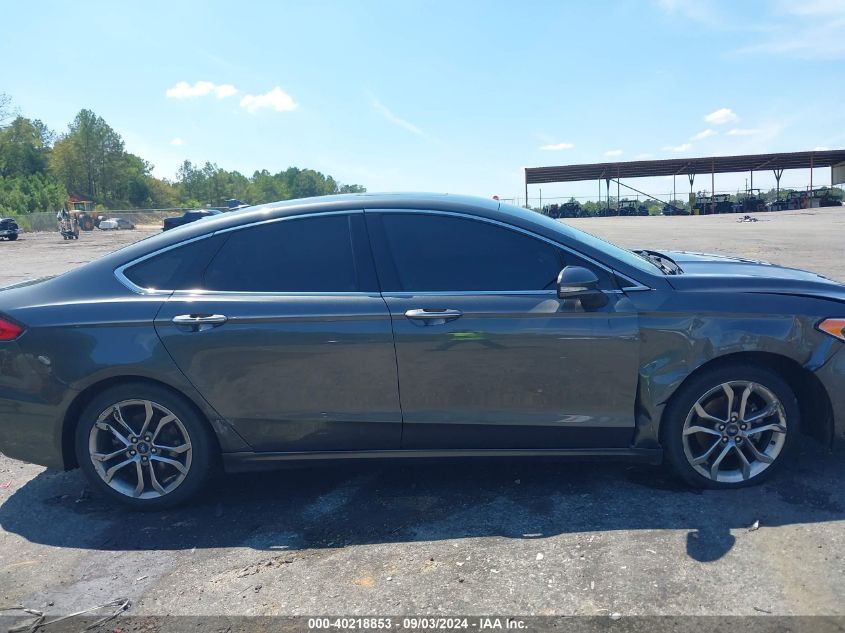 2019 Ford Fusion Sel VIN: 3FA6P0CD8KR219494 Lot: 40218853