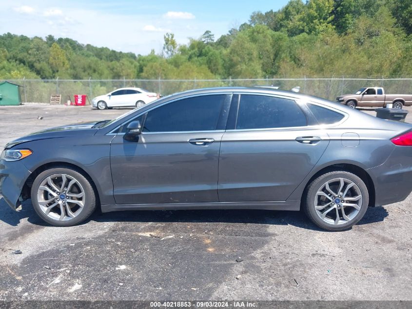 2019 Ford Fusion Sel VIN: 3FA6P0CD8KR219494 Lot: 40218853