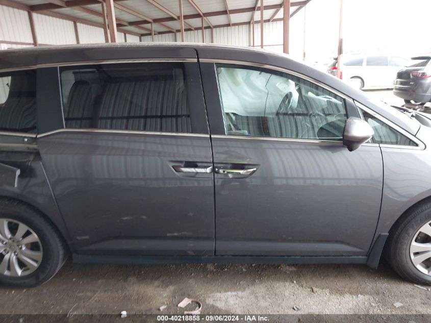 2017 Honda Odyssey Ex-L VIN: 5FNRL5H66HB022148 Lot: 40218858