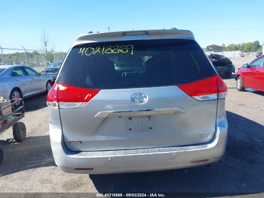 2011 Toyota Sienna Limited VIN: 5TDDK3DC0BS025000 Lot: 40218869