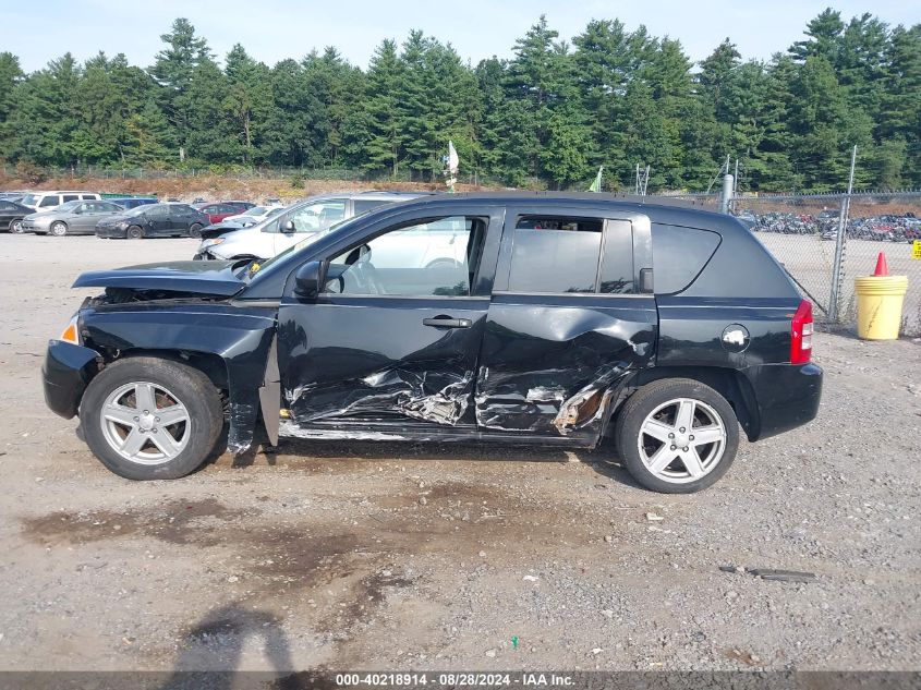 2007 Jeep Compass Sport VIN: 1J8FF47W47D596753 Lot: 40218914