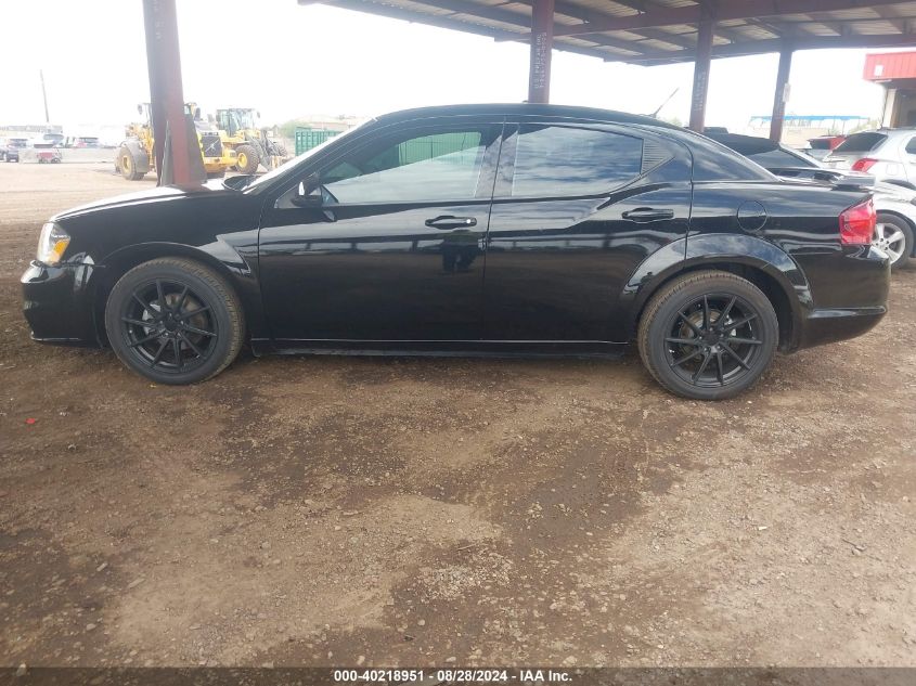 2014 DODGE AVENGER SXT - 1C3CDZCG6EN121130