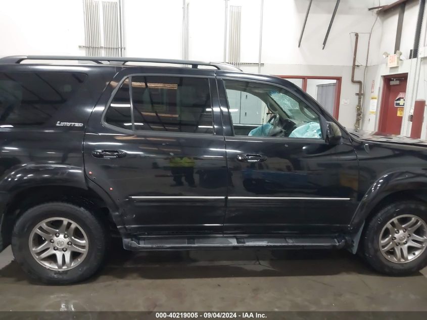 2004 Toyota Sequoia Limited VIN: 5TDZT38A24S226055 Lot: 40219005