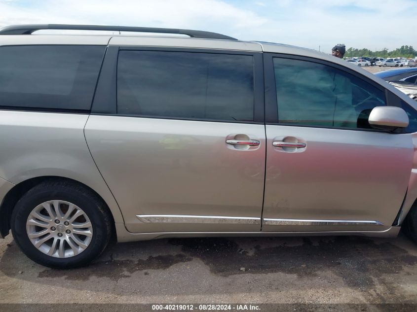 2017 Toyota Sienna Xle 8 Passenger VIN: 5TDYZ3DC9HS885175 Lot: 40219012