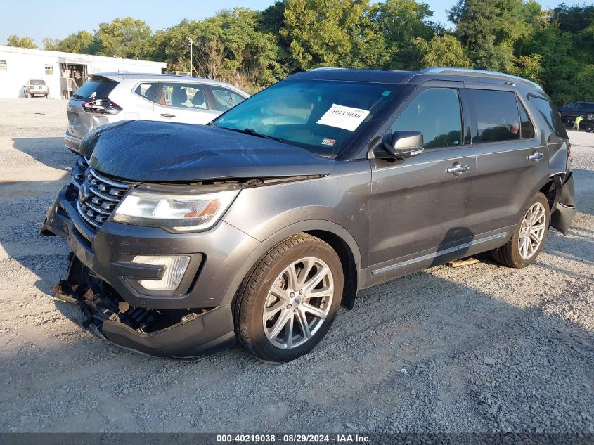 1FM5K8F83GGC89156 2016 FORD EXPLORER - Image 2