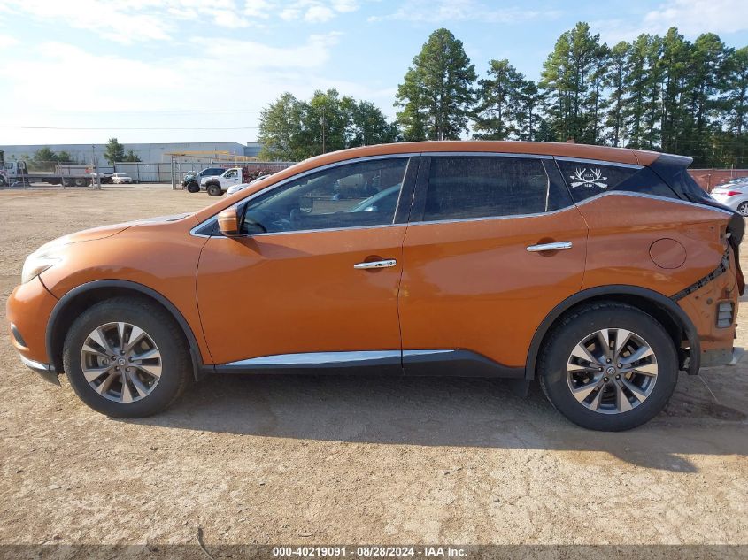 2015 Nissan Murano S VIN: 5N1AZ2MG5FN289252 Lot: 40219091