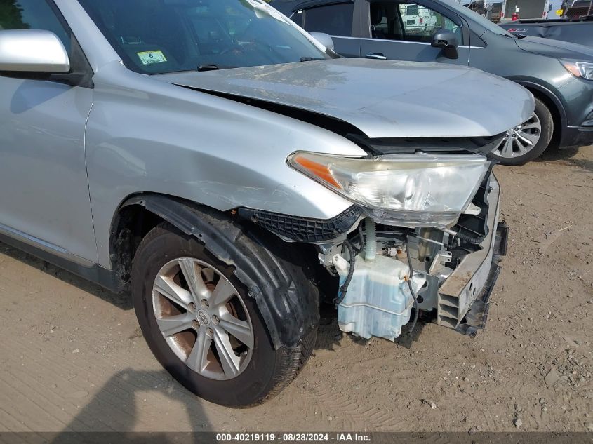 2012 Toyota Highlander Se V6 VIN: 5TDBK3EH1CS140885 Lot: 40219119